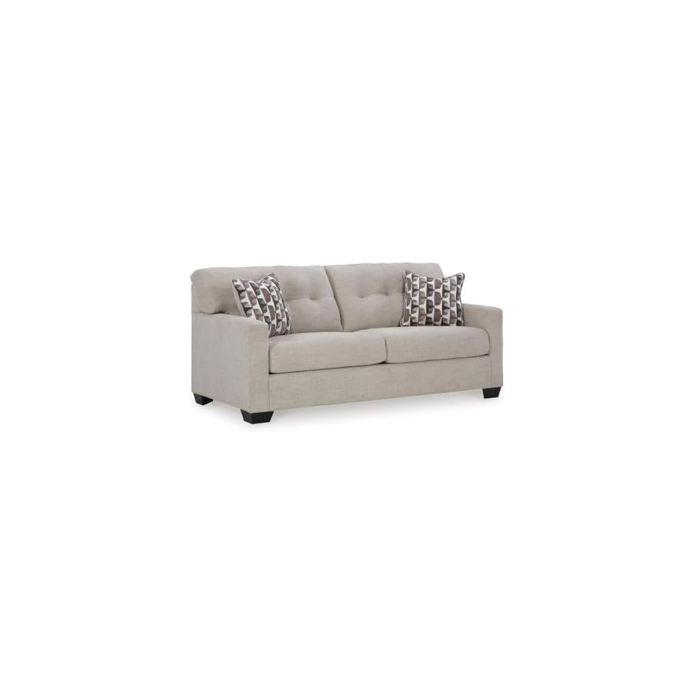 Signature Design by Ashley Mahoney Sofa, Pebble Beige Living Room Couch