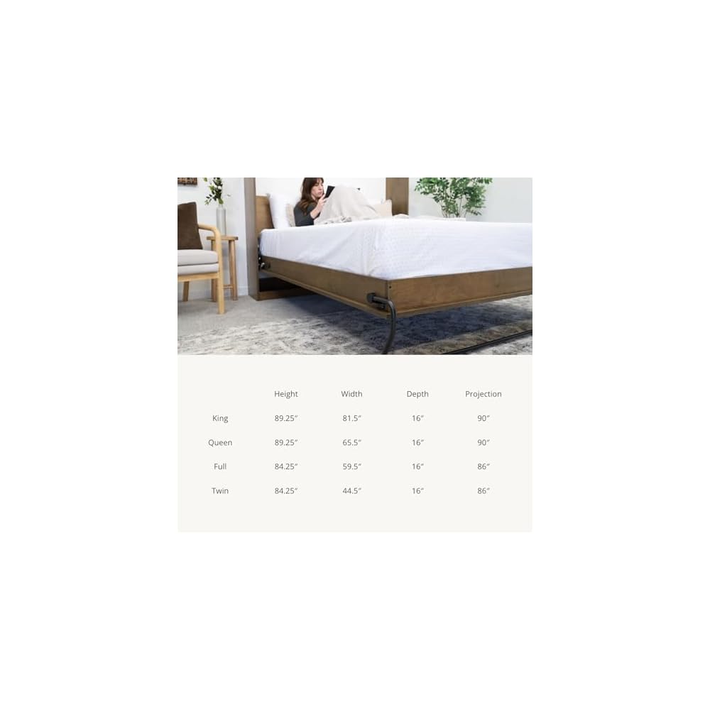 Wilding Wallbeds Murphy Bed Kit King Queen Full Twin Spring Lift Hardware