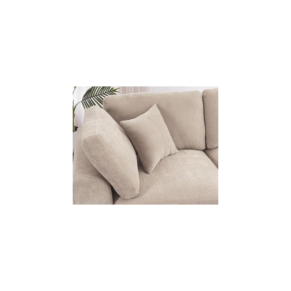 Oversized Modular Sectional Sofa, 7 Seater Cloud Couch with Ottoman