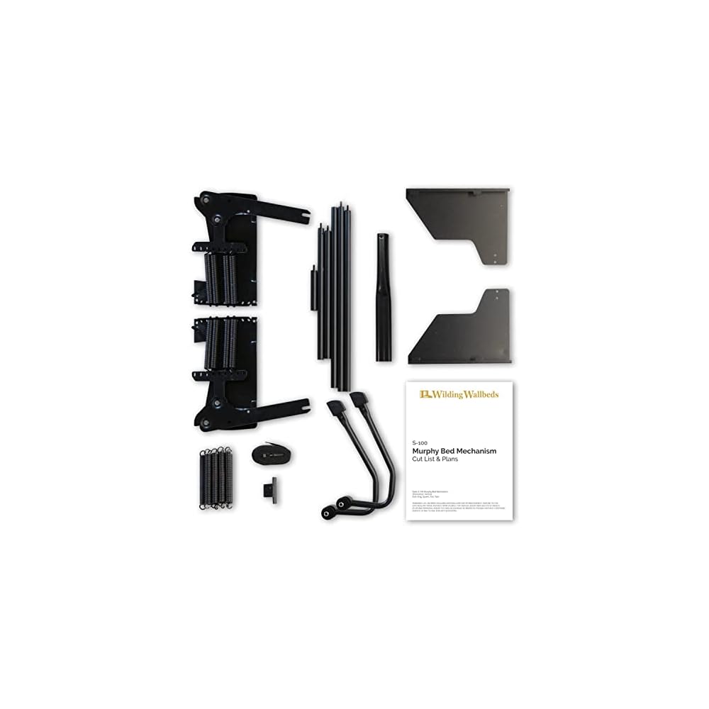 Wilding Wallbeds Murphy Bed Kit King Queen Full Twin Spring Lift Hardware