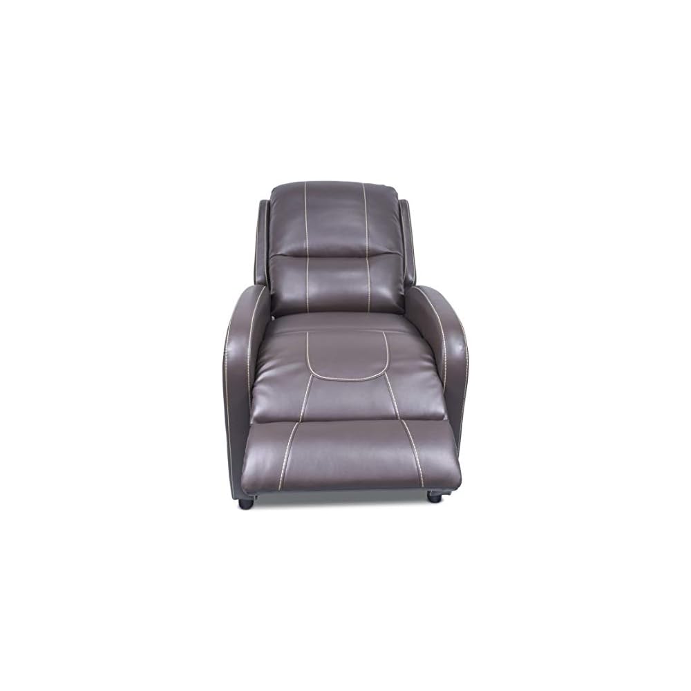 Thomas Payne RV Pushback Recliner, Majestic Chocolate, 27.5" W x 37" D x 36.5" H, Low-Maintenance PolyHyde Upholstery, High-Density Comfort Foam, Fully Reclines to 63" Depth - 377054