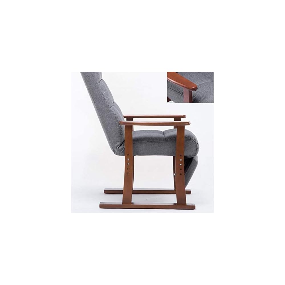 Office Chair Modern Living Room Chair Fabric Upholstered Furniture Lounge Reclining Armchair Accent Chair with Footrest (Color: C) (Color : C) (A)