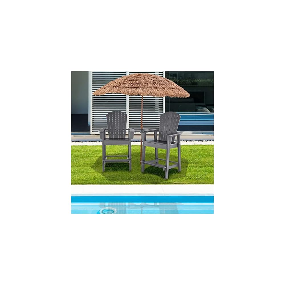 2 Piece Armrest Dining Chair Cushion Sofa Furniture Black