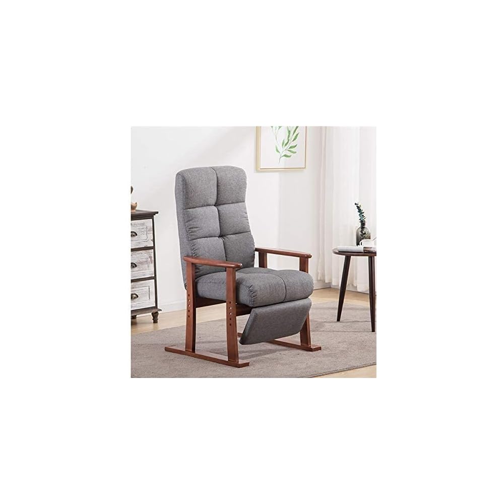 Office Chair Modern Living Room Chair Fabric Upholstered Furniture Lounge Reclining Armchair Accent Chair with Footrest (Color: C) (Color : C) (A)