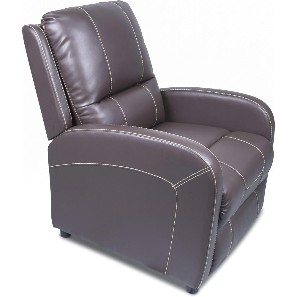 Thomas Payne RV Pushback Recliner, Majestic Chocolate, 27.5" W x 37" D x 36.5" H, Low-Maintenance PolyHyde Upholstery, High-Density Comfort Foam, Fully Reclines to 63" Depth - 377054