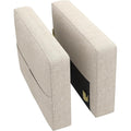 HONBAY Modular Armrest for Sectional Sleeper Sofa, Pair of Armrests for Sectional Modular Couch Bed, Beige